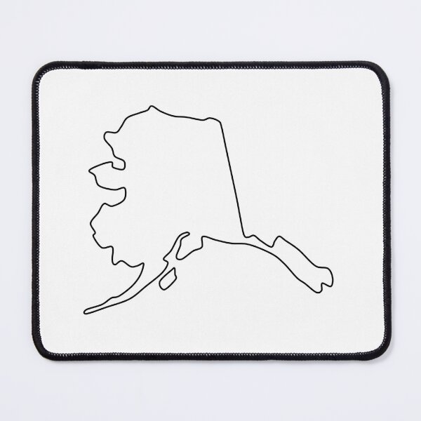 Item preview, Alaska Map Outline Graphic designed and sold by OrangeLineDesigns.