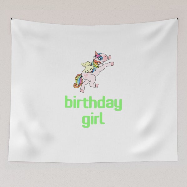 Item preview, Awesome Unicorn Birthday Girl Design #10 designed and sold by 198tees.