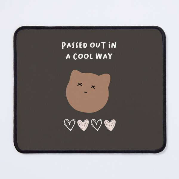 Item preview, Passed out in a cool way | Cute Cat Cartoon Illustration designed and sold by RM-Journey.
