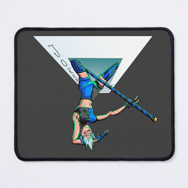 Item preview, Jester Girl Hanging out of Joker Playing card (Blue) designed and sold by AidanThomasArt.