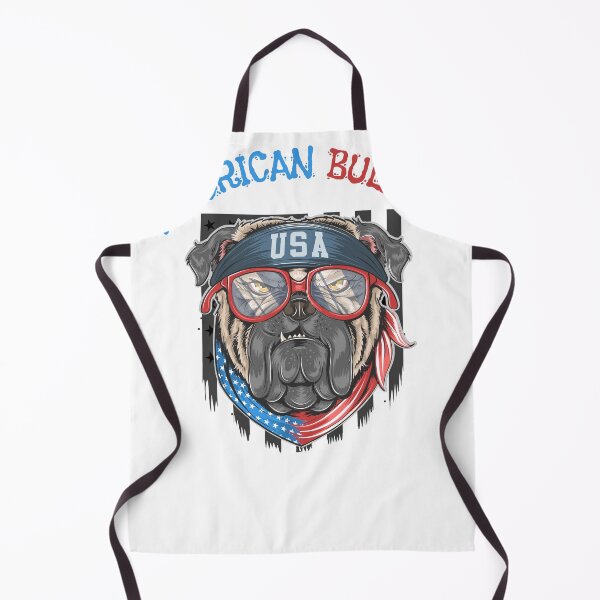 Item preview, Logotipo divertido del buldog americano designed and sold by KrissGraphShop.