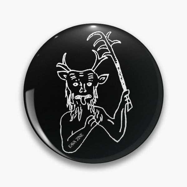 Item preview, Beachamwell Devil - Graffiti medieval de un Woodwose en una iglesia de Norfolk (versión blanca) designed and sold by EAVAzine.