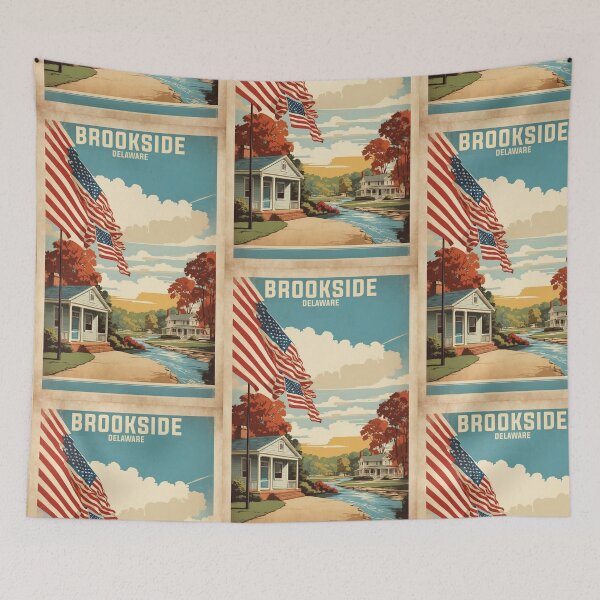 Item preview, Brookside Delaware USA Vintage Travel Tourism  designed and sold by TravelersGems.