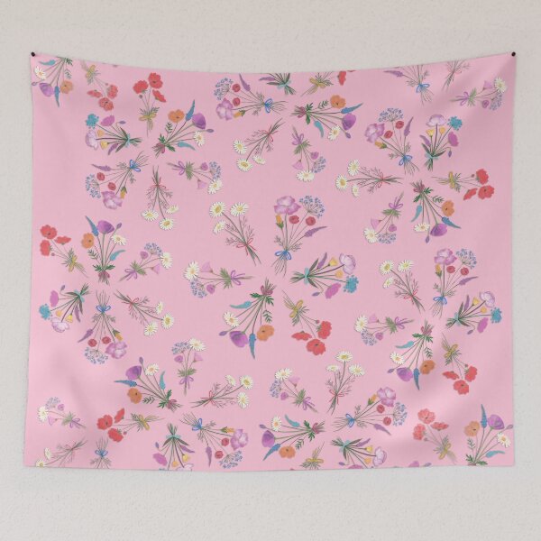 Item preview, Circle Flower Bouquet Patter designed and sold by AdriaCaps Art & Design.