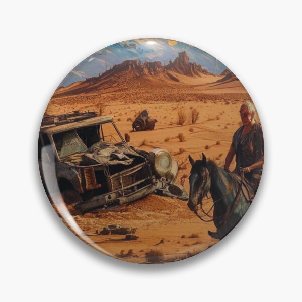 Item preview, Desert rider in a post apocalyptic wasteland designed and sold by Purpleflex.