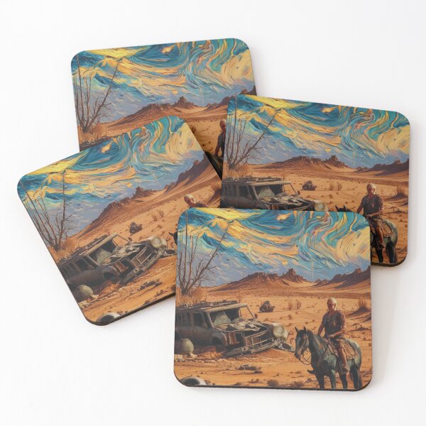 Item preview, Desert rider in a post apocalyptic wasteland designed and sold by Purpleflex.