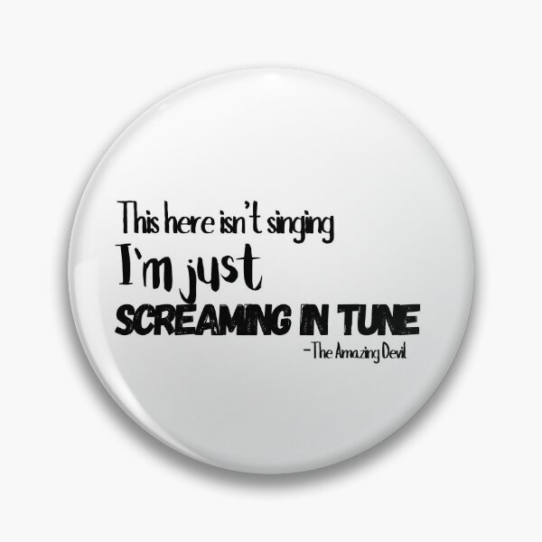 Item preview, Amazing Devil Lyric - Farewell Wanderlust designed and sold by InclusiveGeek.