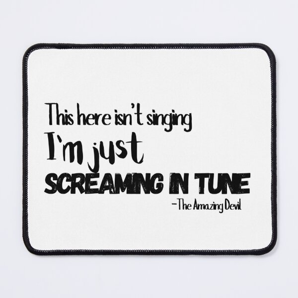 Item preview, Amazing Devil Lyric - Farewell Wanderlust designed and sold by InclusiveGeek.