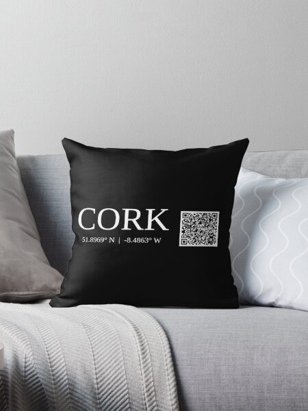 city of cork ireland text gps coords - dark coussin