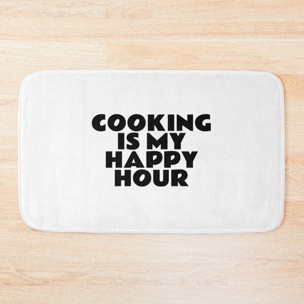 Item preview, Cooking Is My Happy Hour designed and sold by Inspirationmotivation.