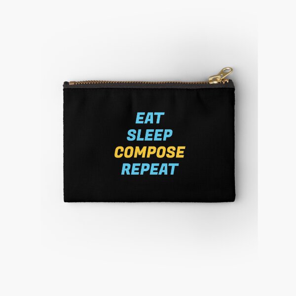 Item preview, Eat Sleep Compose Repeat designed and sold by Inspirationmotivation.