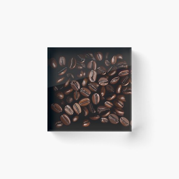 Item preview, Coffee Beans, black background designed and sold by EllieBubs.