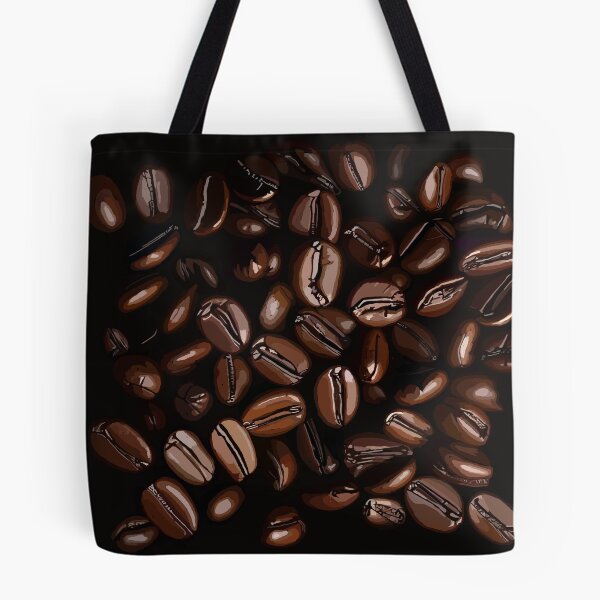 Item preview, Coffee Beans, black background designed and sold by EllieBubs.