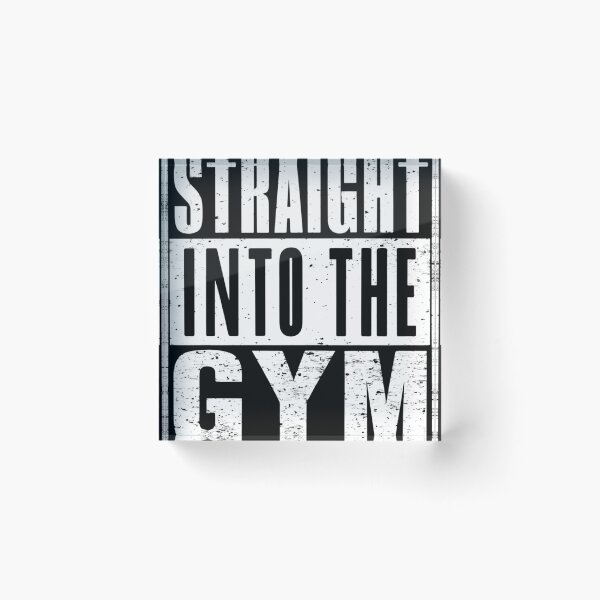 Item preview, Straight Into the Gym Motivation designed and sold by mYaro.