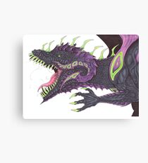 Poisonus dragon Canvas Print
