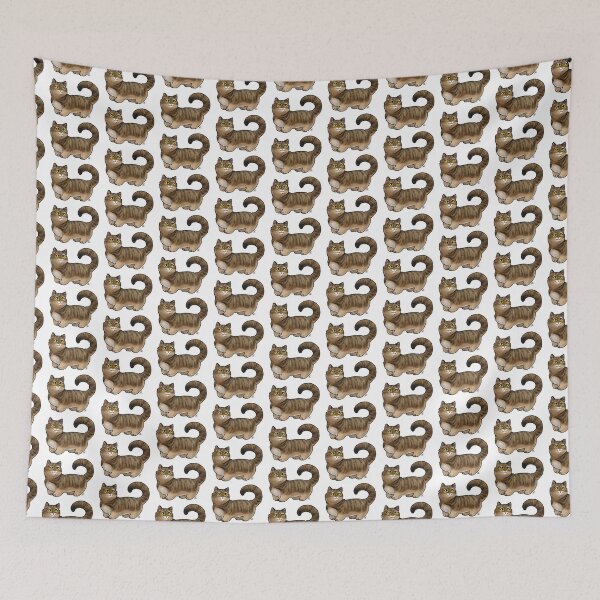 Item preview, Cat - Munchkin Cat - Tabby Shorthair designed and sold by Jennifer Stolzer.