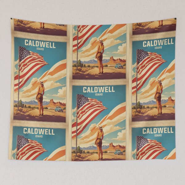 Item preview, Caldwell Idaho USA Vintage Travel Tourism  designed and sold by TravelersGems.