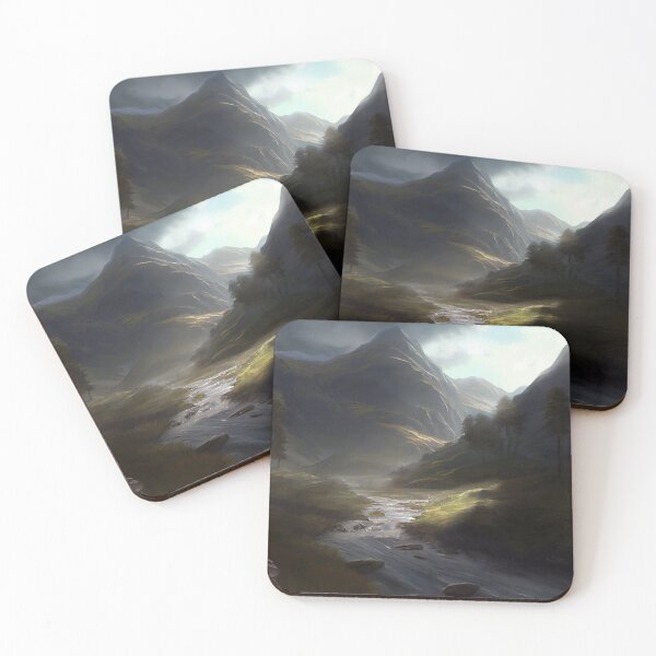 Item preview, Scottish Highlands Painting (Gustave Dore Inspired) designed and sold by ZGigerBarker.