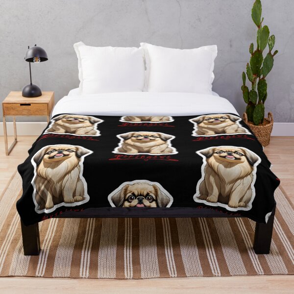 Item preview, Pekinés lindo y divertido estético. designed and sold by Woofers Fanatics.