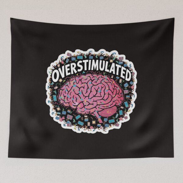 Item preview, OVERSTIMULATED BRAIN  designed and sold by Tomci0.