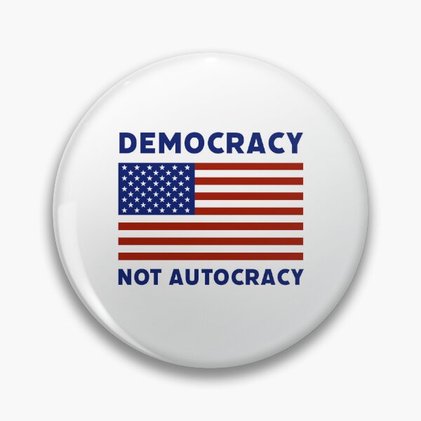 Item preview, Democracy not autocracy  designed and sold by Rachel the Artist .