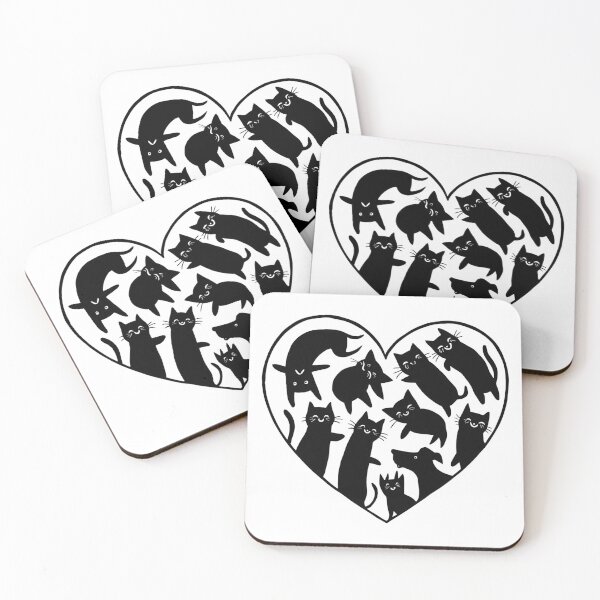 Item preview, Heart Full of Cats designed and sold by mYaro.
