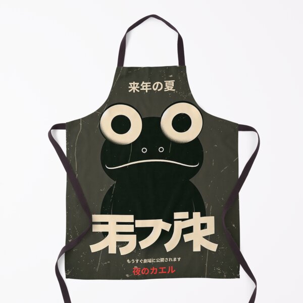 Item preview, Vintage Japanese Black Frog retro design designed and sold by IAPICTURE.