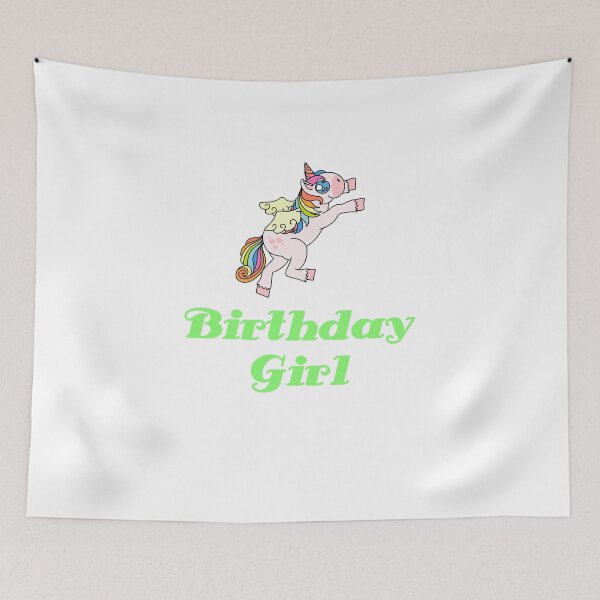 Item preview, Awesome Unicorn Birthday Girl Design #11 designed and sold by 198tees.