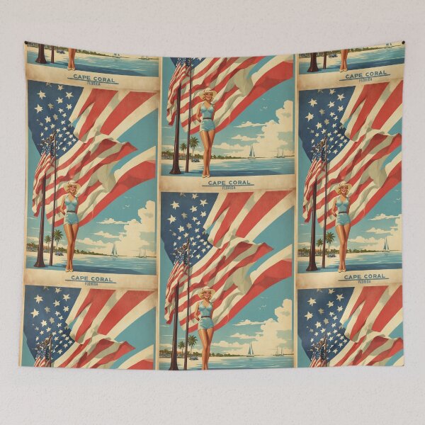 Item preview, Cape Coral Florida USA Vintage Travel Tourism  designed and sold by TravelersGems.