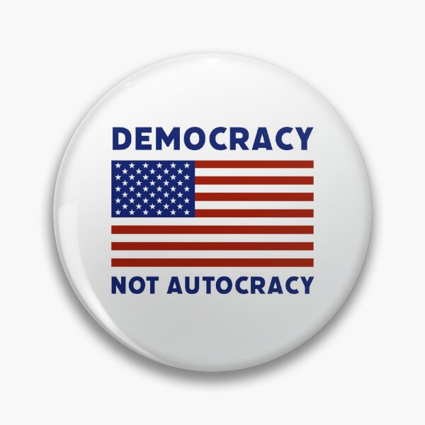 Item preview, Democracy not autocracy  designed and sold by Rachel the Artist .