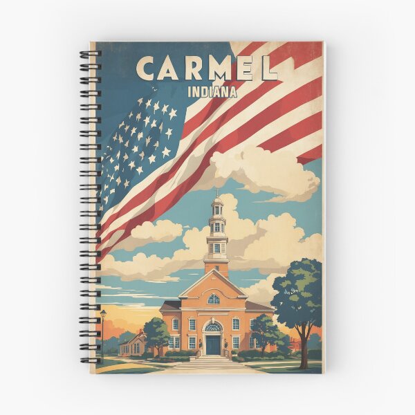 Item preview, Carmel Indiana USA Vintage Travel Tourism  designed and sold by TravelersGems.