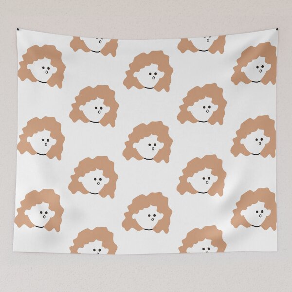 Item preview, Adorable Girl Drawing | Minimalist Cute Art designed and sold by RM-Journey.