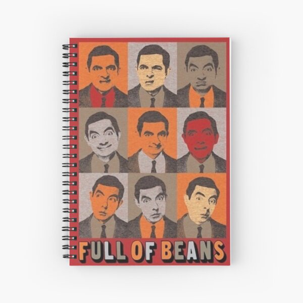 Full of beans gift for girls and boys men and women funny exclusive Spiral Notebook