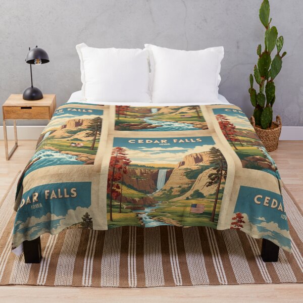 Item preview, Cedar Falls Iowa USA Vintage Travel Tourism  designed and sold by TravelersGems.