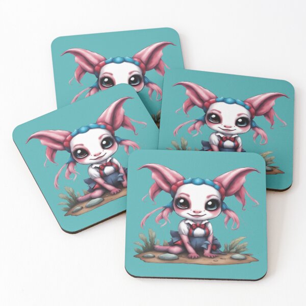 Item preview, Harley The Axolotl, Product Colour: Teal  designed and sold by Midnight Veil Designs.