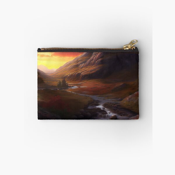 Item preview, Dusk Scottish Highlands Painting (Gustave Dore Inspired) designed and sold by ZGigerBarker.