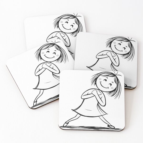 Item preview, Happy Girl Doodle designed and sold by mYaro.