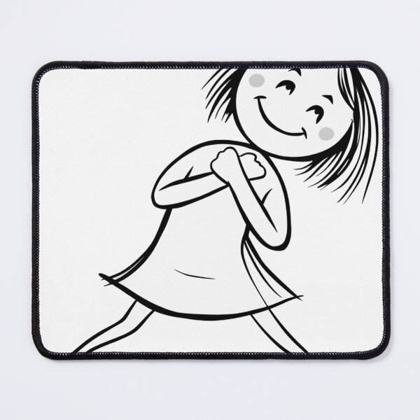 Item preview, Happy Girl Doodle designed and sold by mYaro.