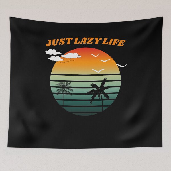 Item preview, Just lazy life designed and sold by KrissGraphShop.