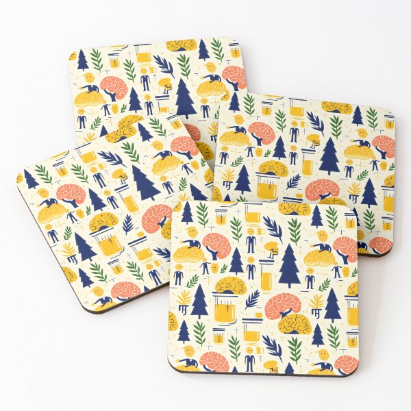 Item preview, Whimsical Brain and Science Pattern designed and sold by VoyteksDesigns.