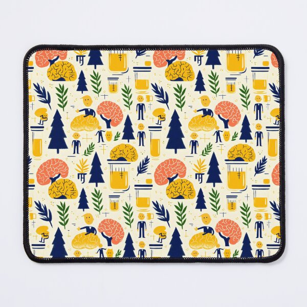 Item preview, Whimsical Brain and Science Pattern designed and sold by VoyteksDesigns.