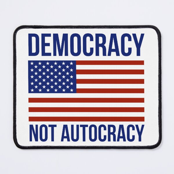 Item preview, Democracy not autocracy  designed and sold by Rachel the Artist .