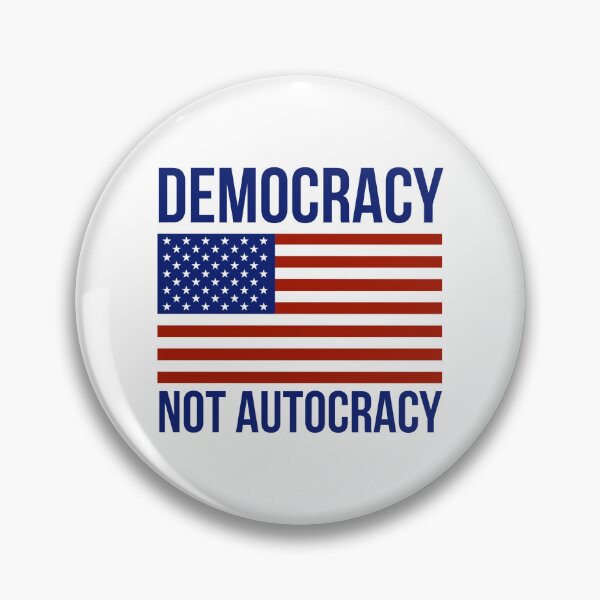 Item preview, Democracy not autocracy  designed and sold by Rachel the Artist .
