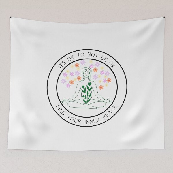Item preview, Find Your Inner Peace Mental Health Design designed and sold by WicklTees.