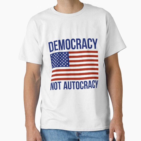 Item preview, Democracy not autocracy  designed and sold by Rachel the Artist .