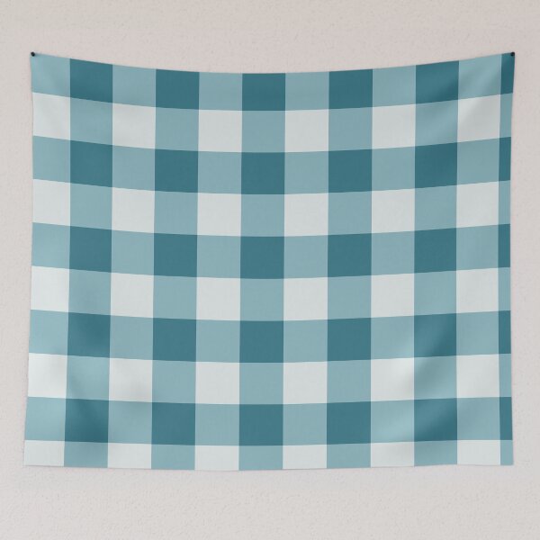 Item preview, Ocean Blue Gingham Pattern designed and sold by 2CreativeNomads.