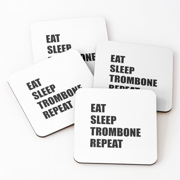 Item preview, Eat Sleep Trombone Repeat designed and sold by Inspirationmotivation.