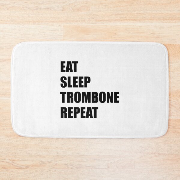 Item preview, Eat Sleep Trombone Repeat designed and sold by Inspirationmotivation.