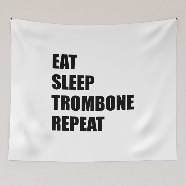 Item preview, Eat Sleep Trombone Repeat designed and sold by Inspirationmotivation.