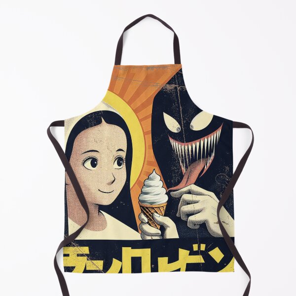 Item preview, Vintage Japanese Saint and Demon Sharing Ice Cream designed and sold by IAPICTURE.